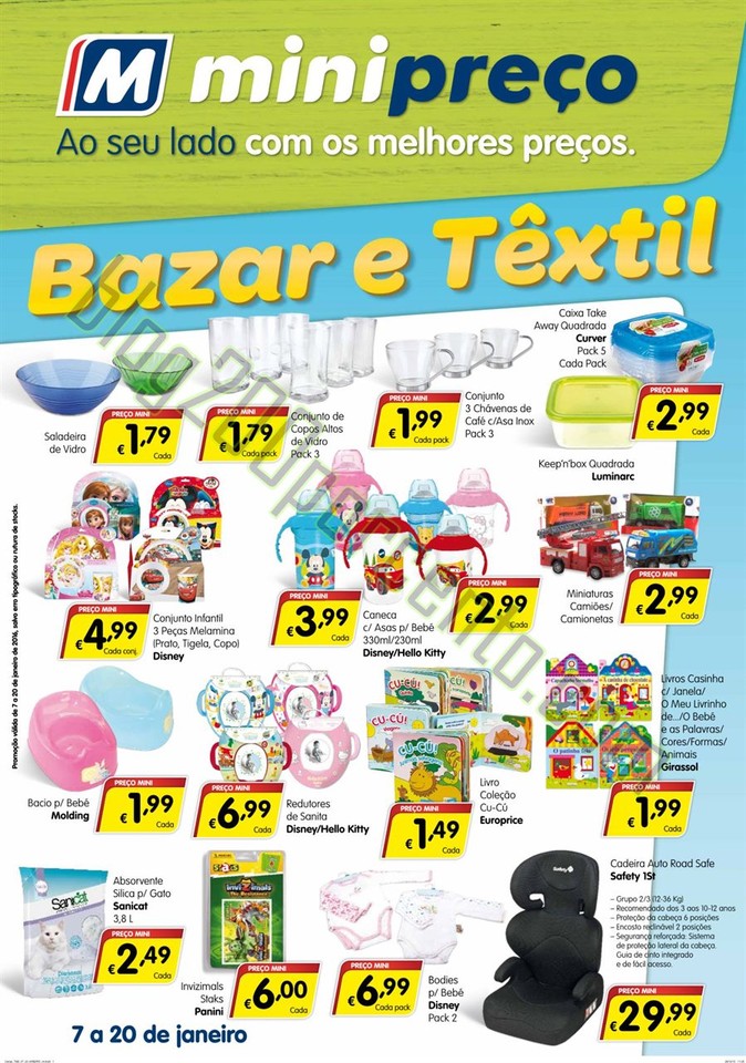 Antevisão Folheto MINIPREÇO Bazar promoções de