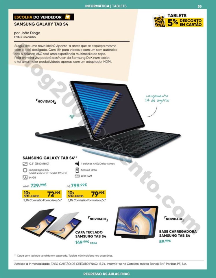Antevisão Folheto FNAC Regresso às aulas promoç