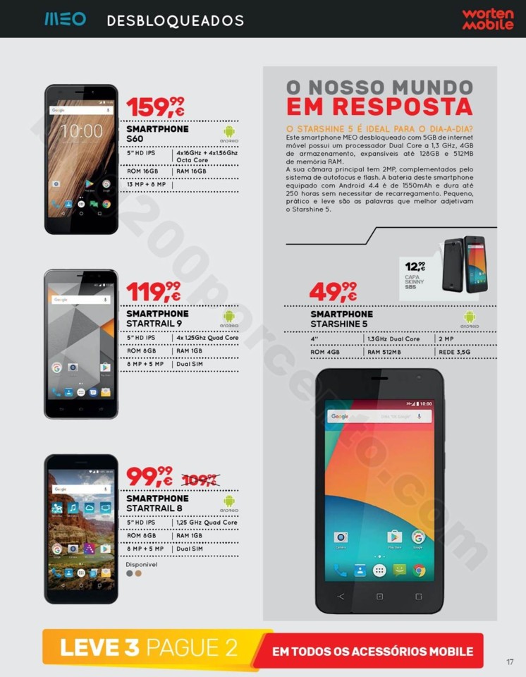 Antevisão Folheto WORTEN Mobile Promoções de 12