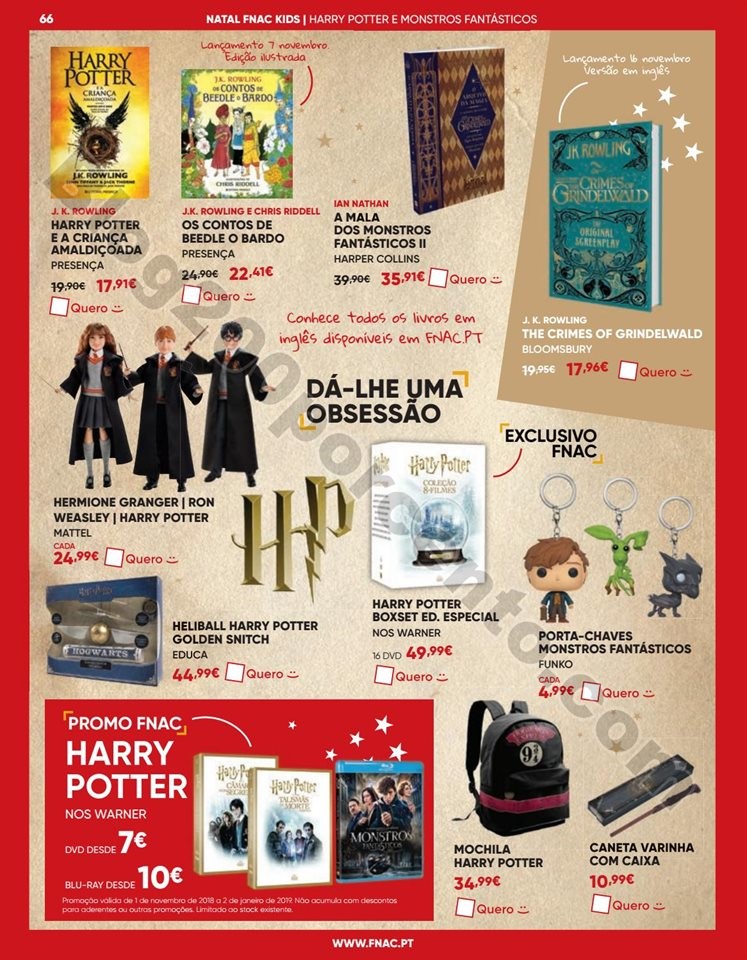 Antevisão Folheto FNAC Natal Kids Promoções de 