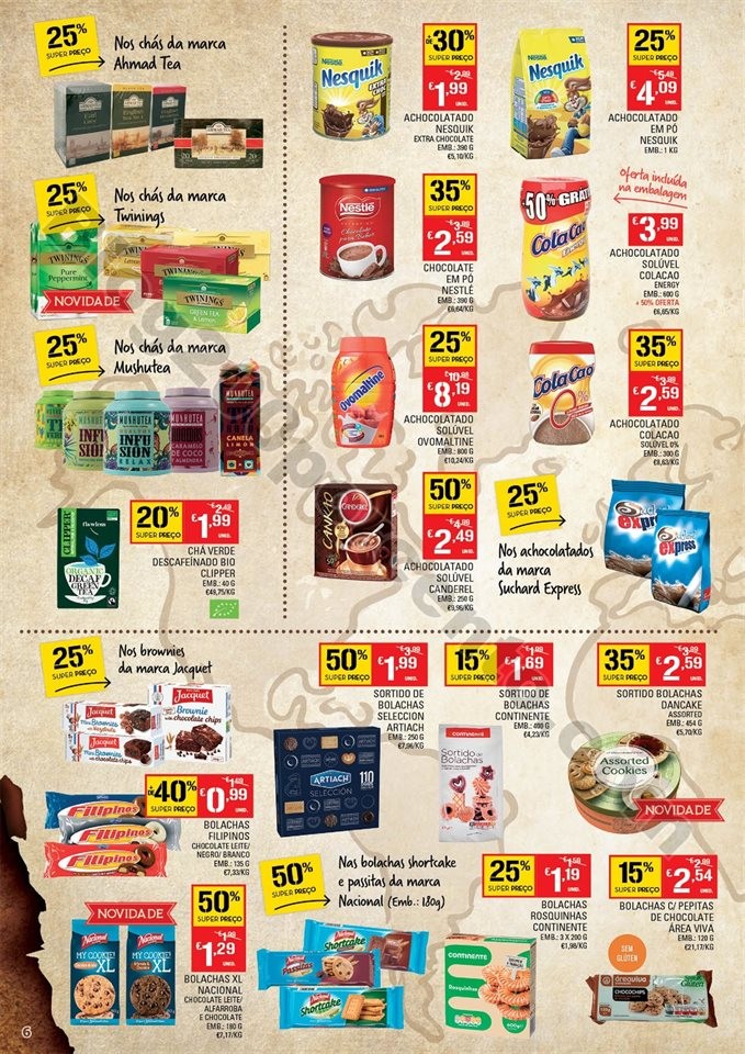 Antevisão Folheto CONTINENTE Bebidas quentes prom