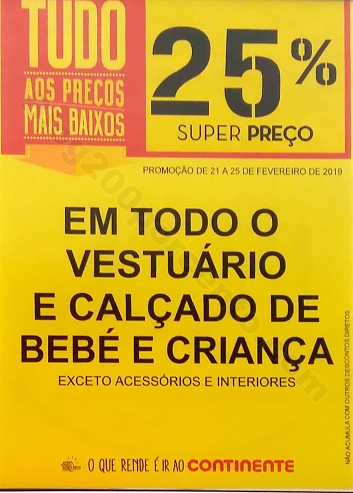 avistamento vestuário bebé e criança 21 a 25 fe