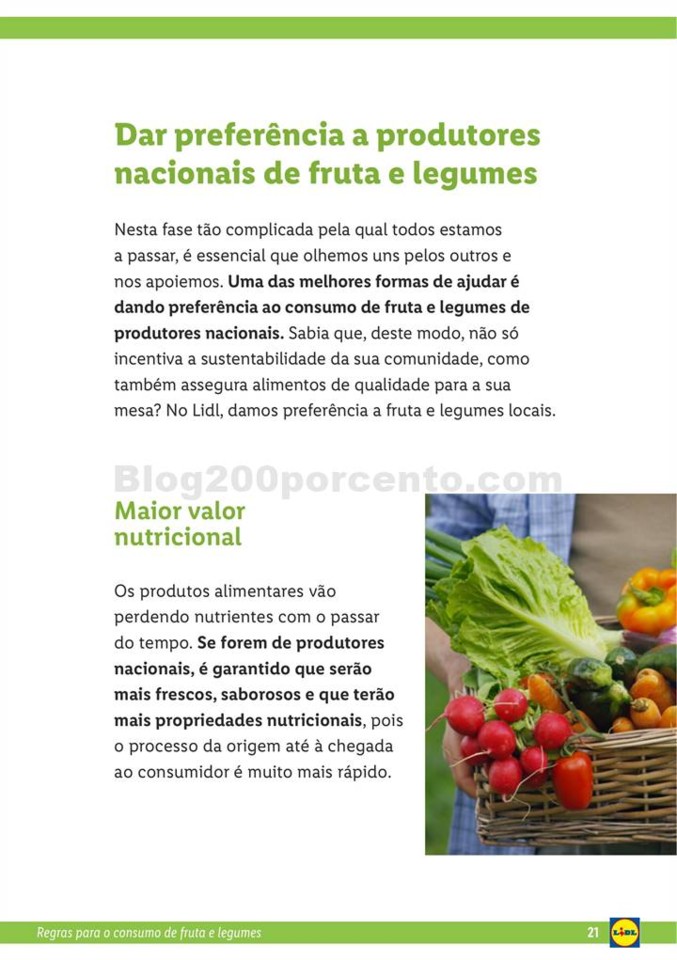 Folheto LIDL Guia de consumo frutas e legumes p21.