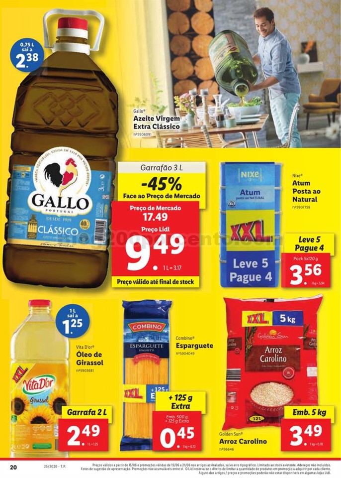 Antevisão Folheto LIDL Promoções de 15 a 21 jun