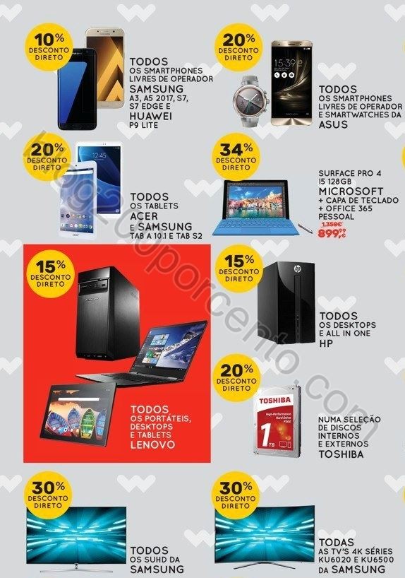 Antevisão Folheto WORTEN Mega Descontão de 31 ma