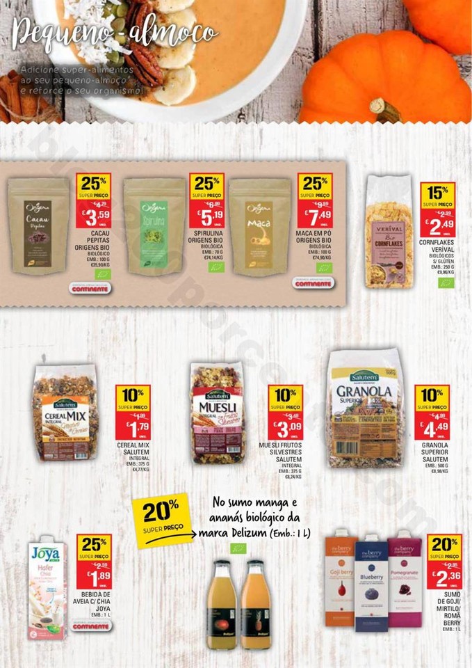 Antevisão folheto CONTINENTE Área viva promoçõ