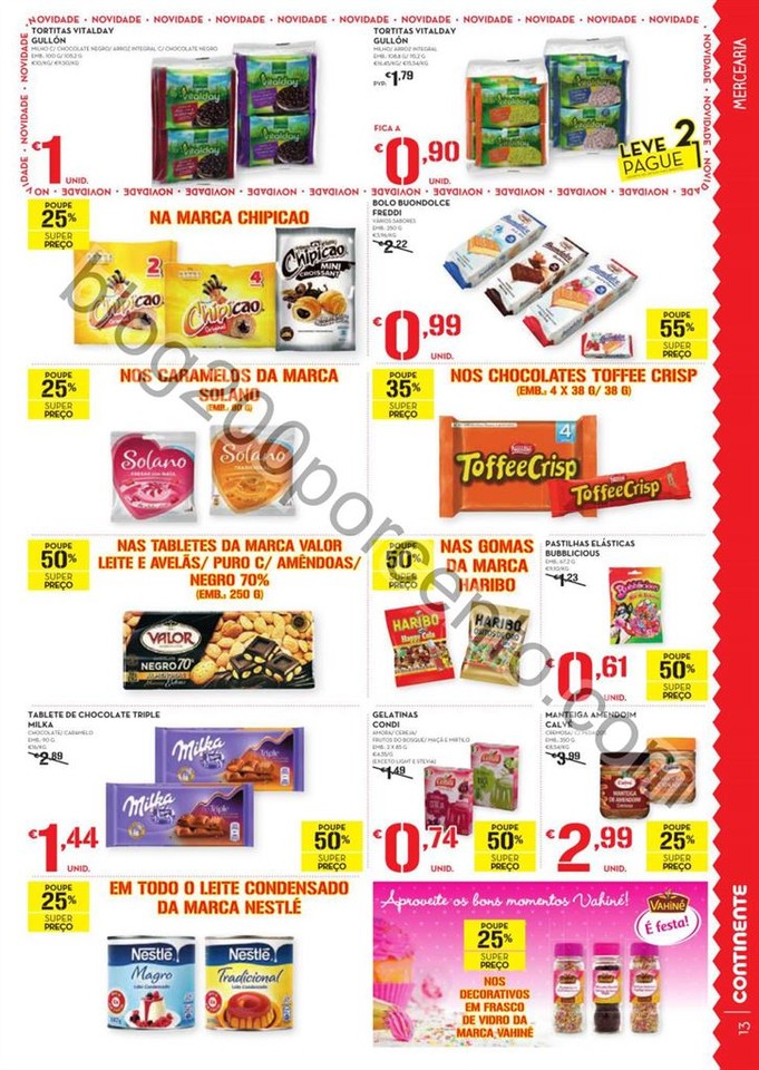 Antevisão Folheto CONTINENTE - MODELO Madeira de 