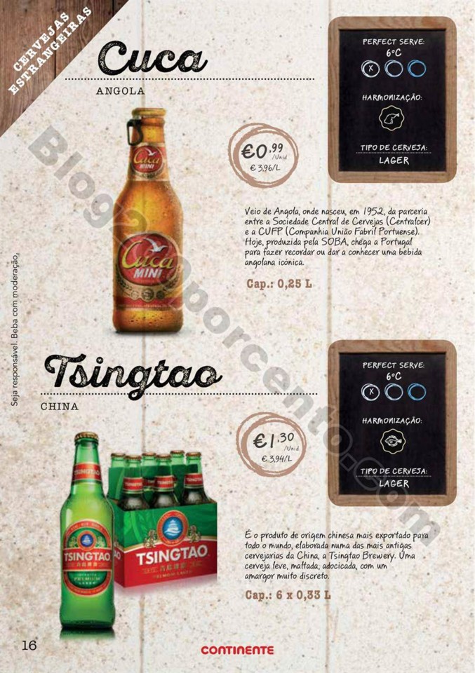 Antevisão Folheto CONTINENTE Especial cervejas de