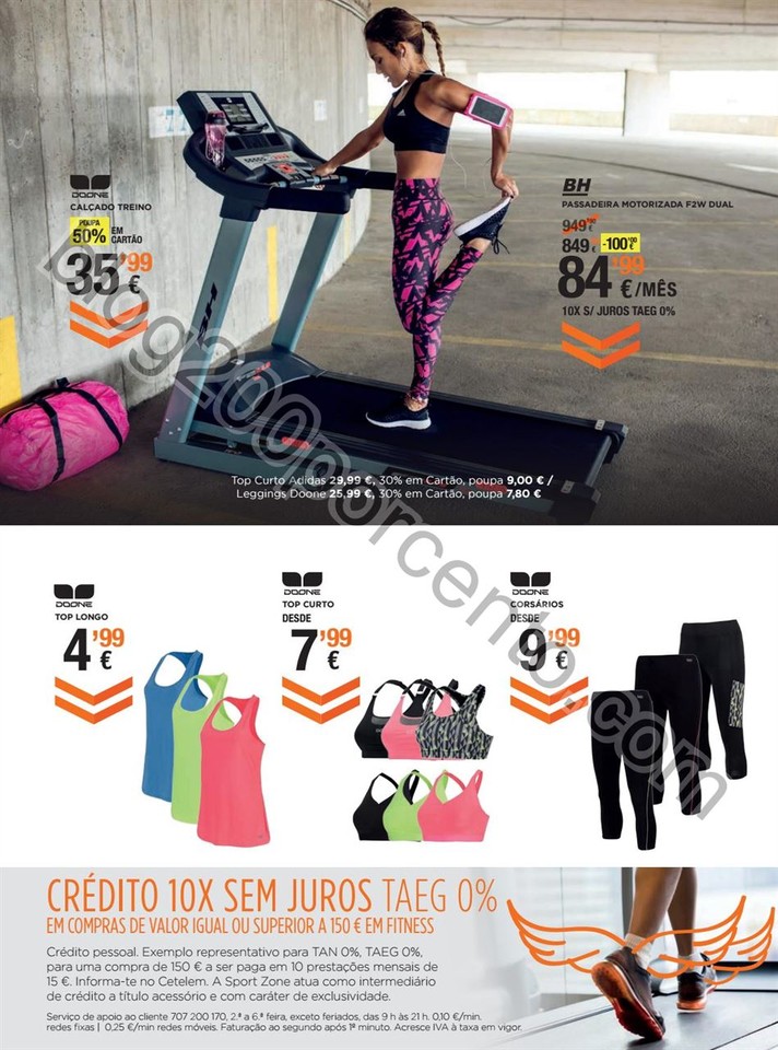 Novo Folheto SPORT ZONE Fitness promoções de 28 