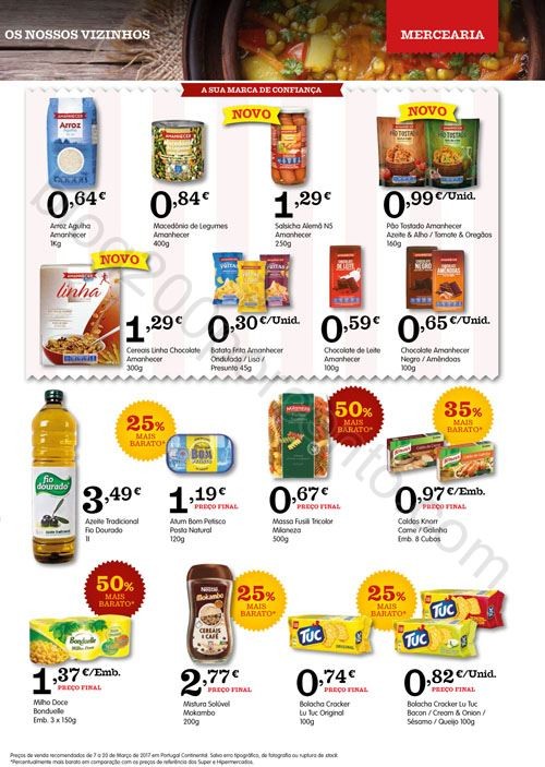 Antevisão Folheto AMANHECER Promoções de 7 a 20