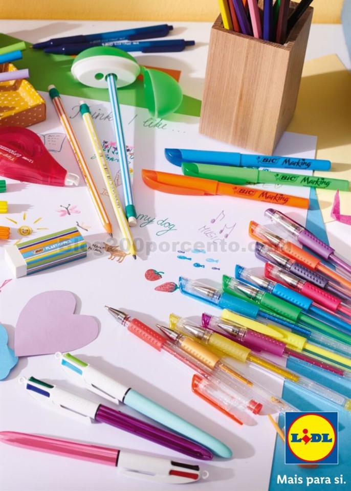 Antevisão Folheto LIDL Regresso às Aulas Promoç