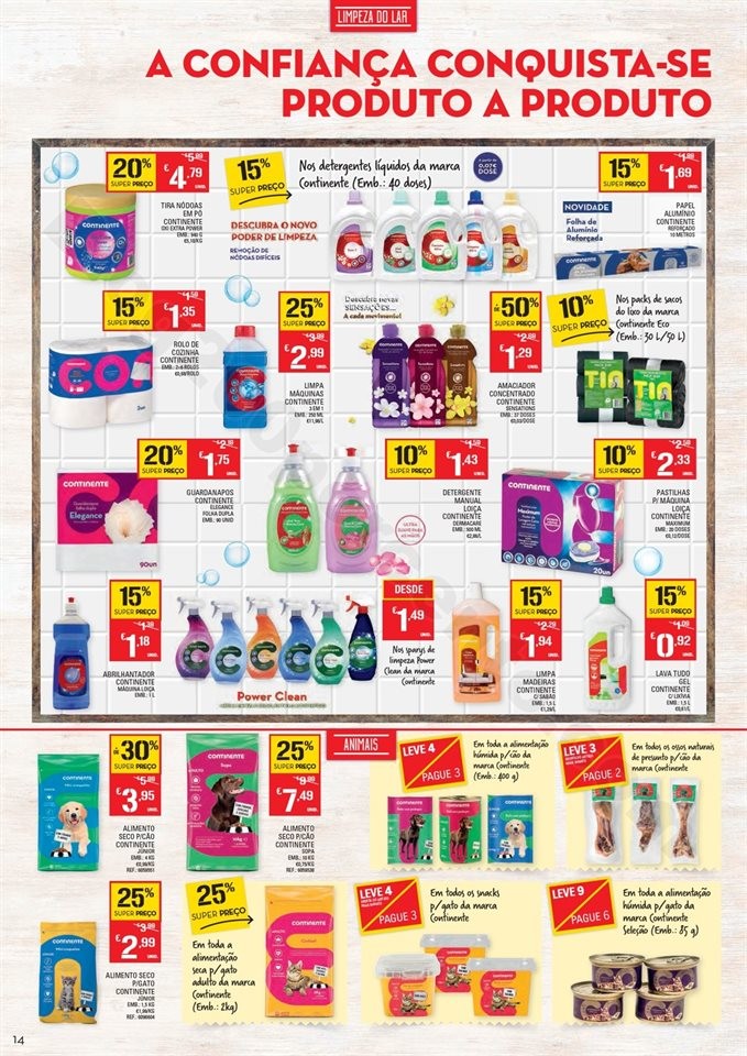 Antevisão Folheto CONTINENTE Promoções de 5 a 1