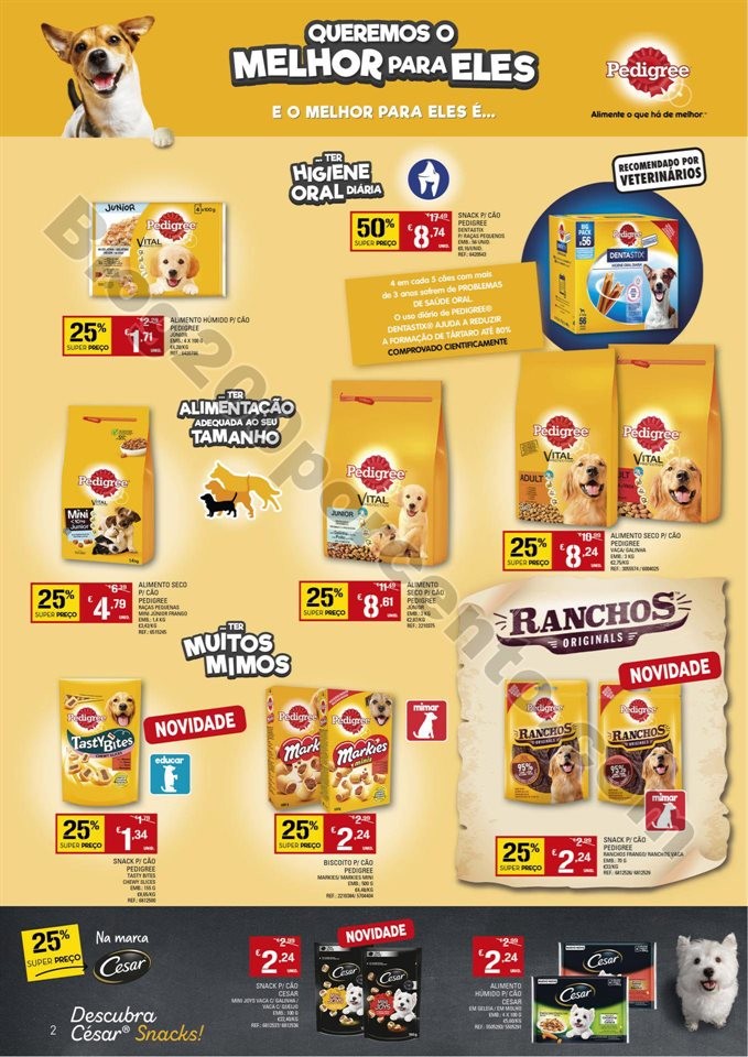 Especial Pets CONTINENTE Promoções de 7 a 28 jan