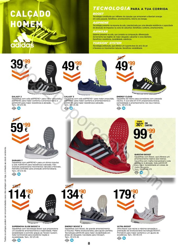 Novo Folheto SPORT ZONE Running de 14 setembro a 1