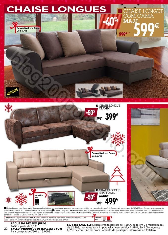 Novo Folheto CONFORAMA Promoções de 15 a 31 deze