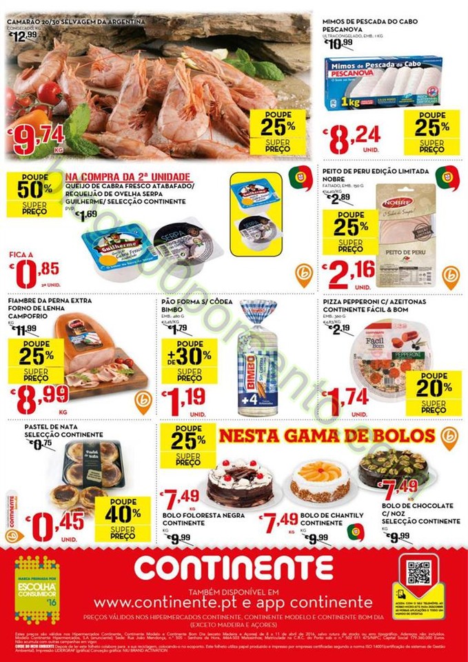 Antevisão Folheto CONTINENTE Fim de semana de 8 a