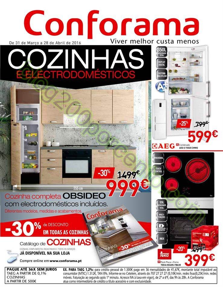 Antevisão Folheto CONFORAMA Promoções de 31 mar
