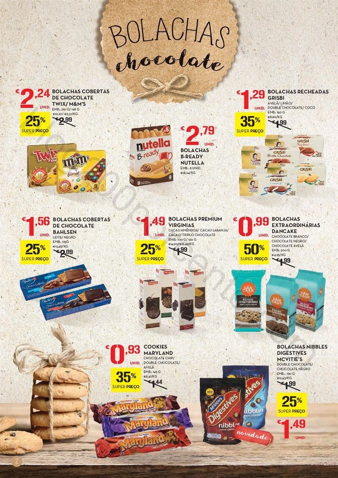 Antevisão Folheto CONTINENTE Bolachas Promoções