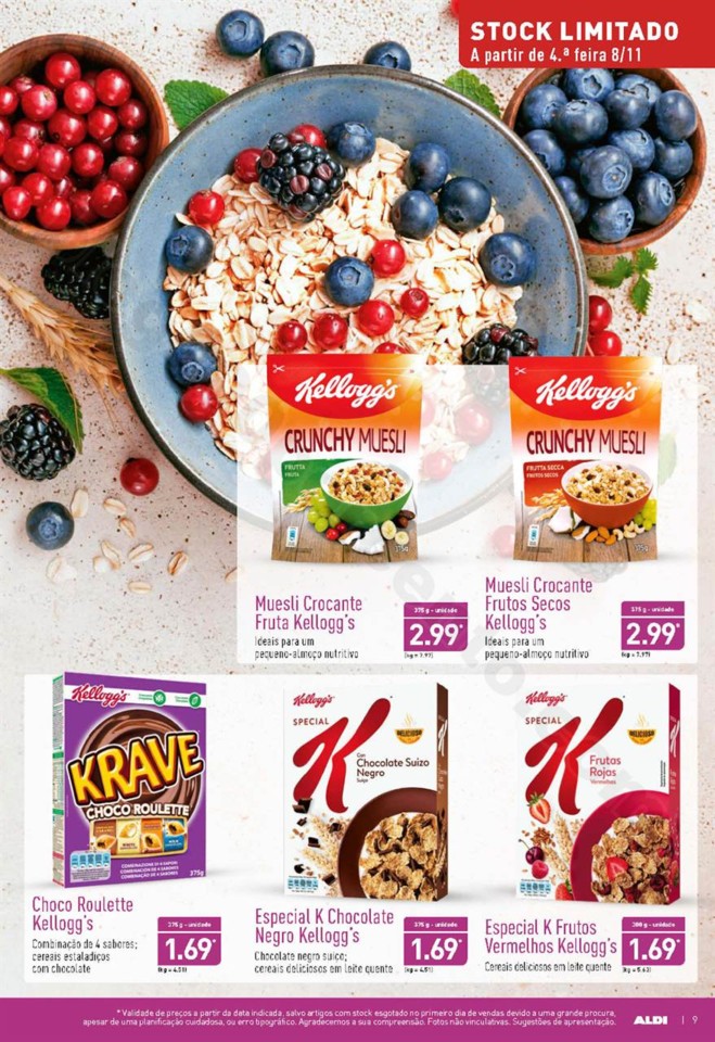 Antevisão Folheto ALDI Promoções a partir de 8 
