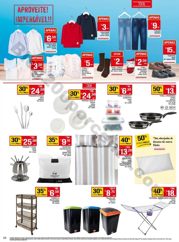 Antevisão Folheto CONTINENTE Promoções de 18 a 