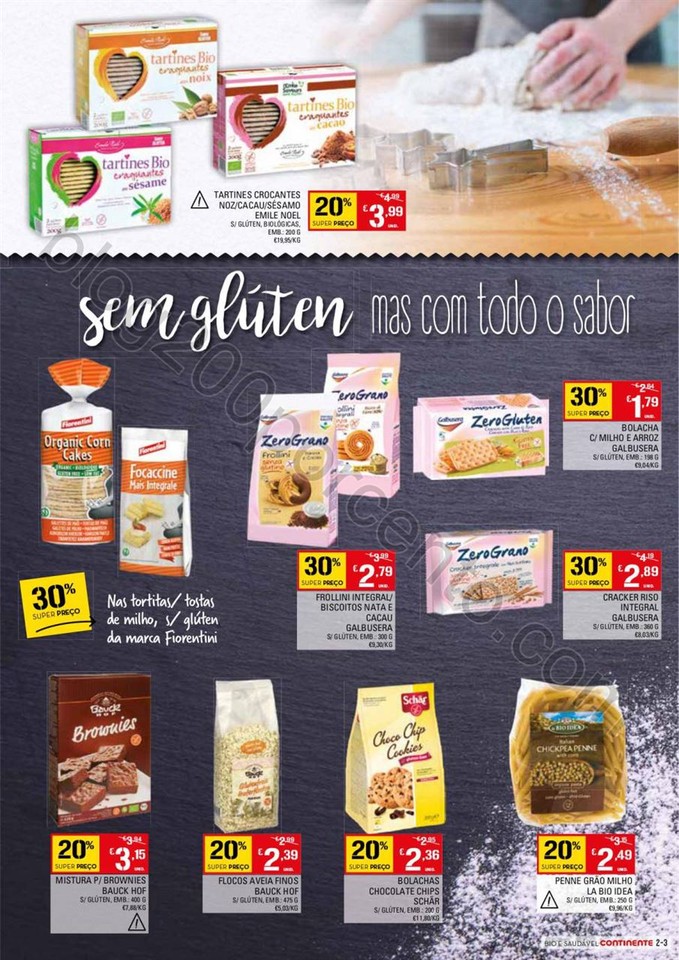 Antevisão Folheto CONTINENTE Bio e Saudável prom