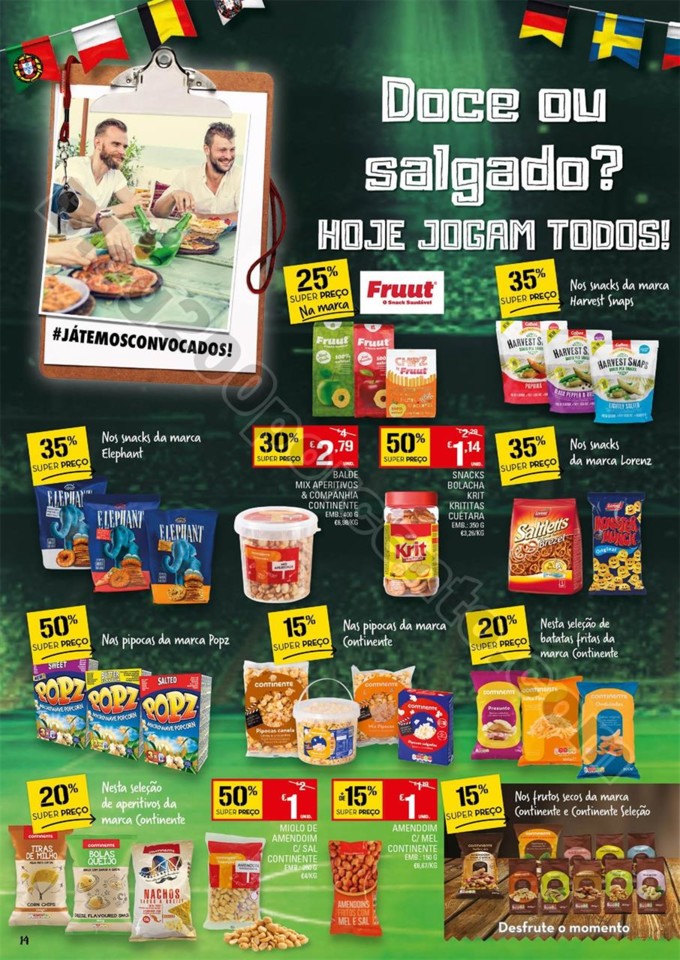 Antevisão Folheto CONTINENTE Cervejas e mariscos 