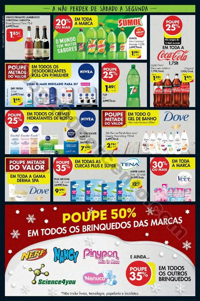 Antevisão Pingo Doce Fim de semana 1 a 3 dezembro
