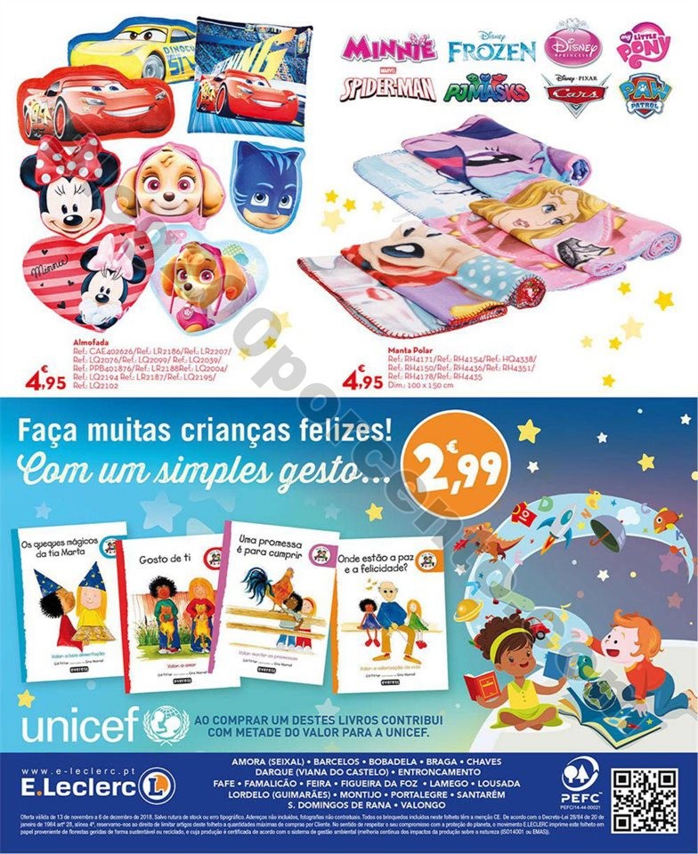 Antevisão Folheto E-LECLERC Brinquedos natal prom