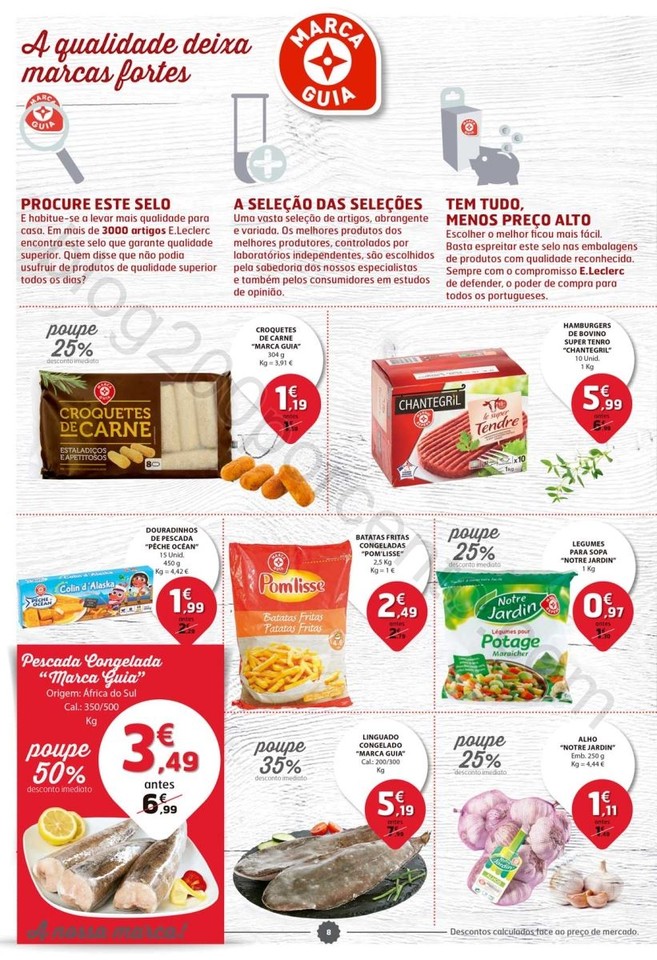 Antevisão Folheto E-LECLERC Promoções de 24 a 3