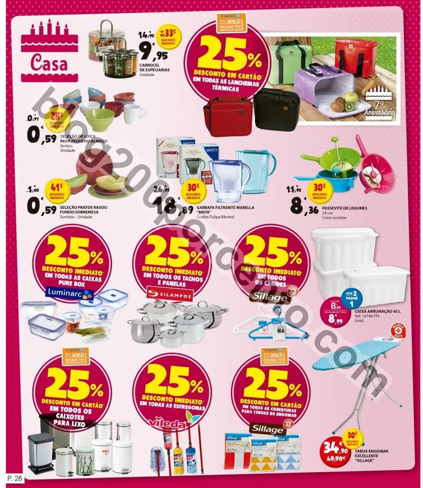 Antevisão Folheto E-LECLERC Aniversário Rana de 