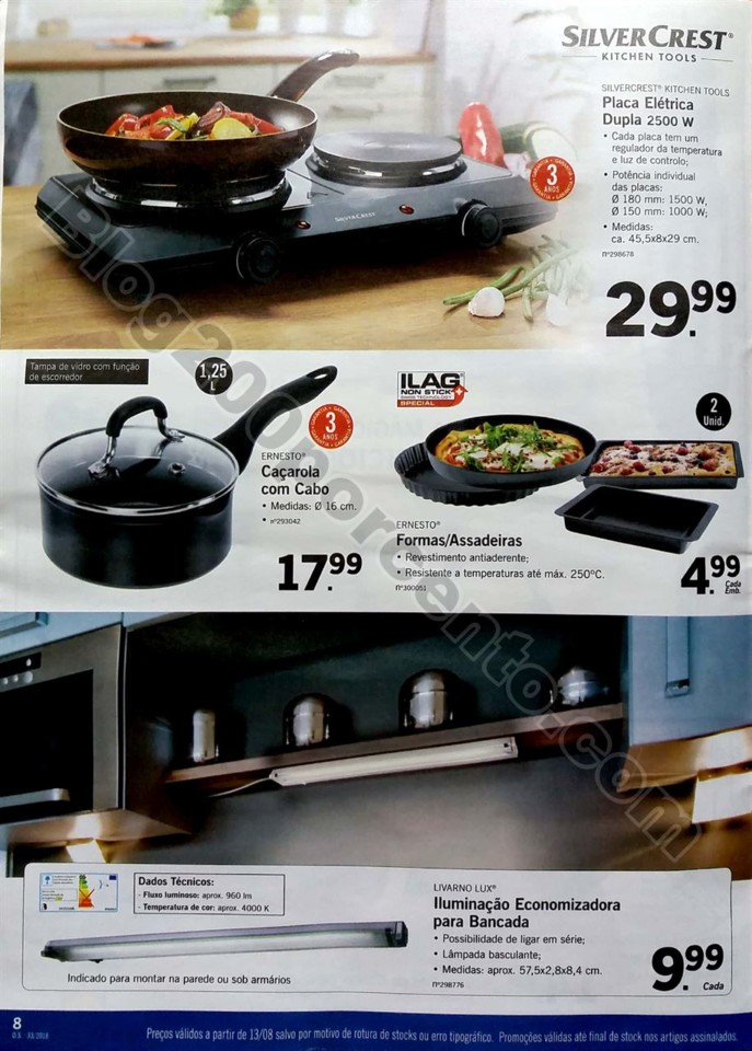 antevisao folheto lidl bazar promocoes 13 e 16 ago