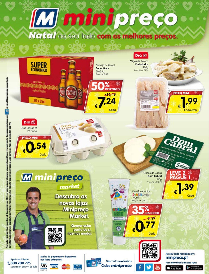 Antevisão Folheto MINIPREÇO Market de 26 novembr
