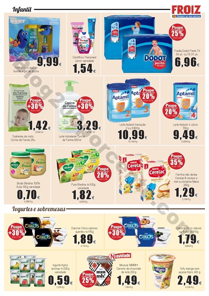 Antevisão Folheto FROIZ Natal promoções de 29 n