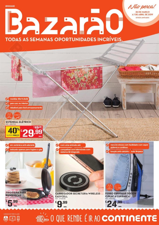 Antevisão Folheto CONTINENTE Bazarão Promoções