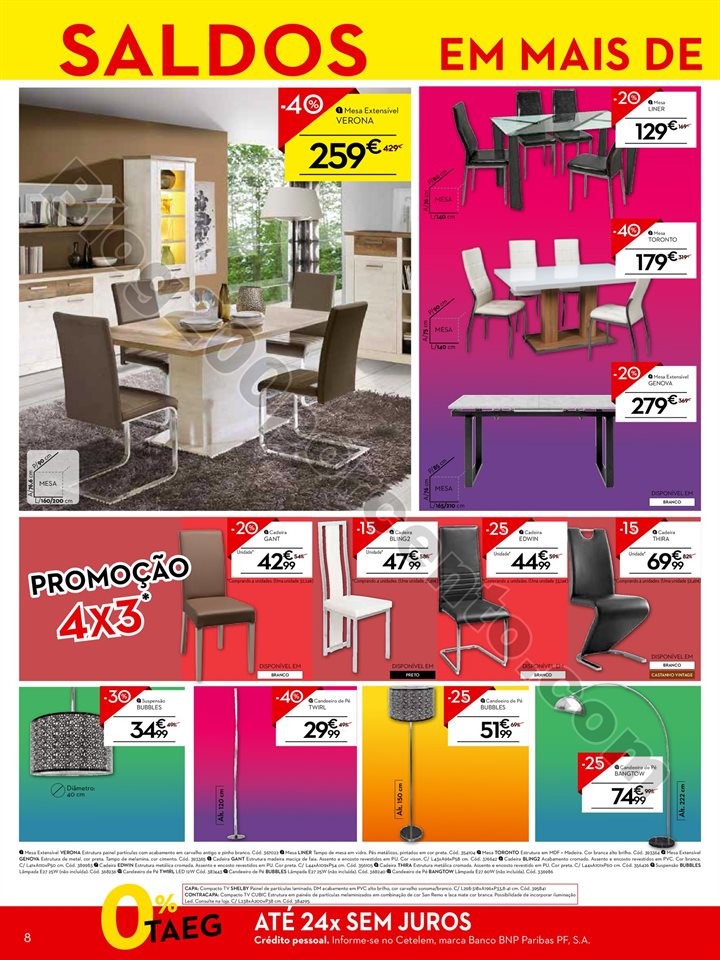 Antevisão Folheto CONFORAMA Saldos promoções de