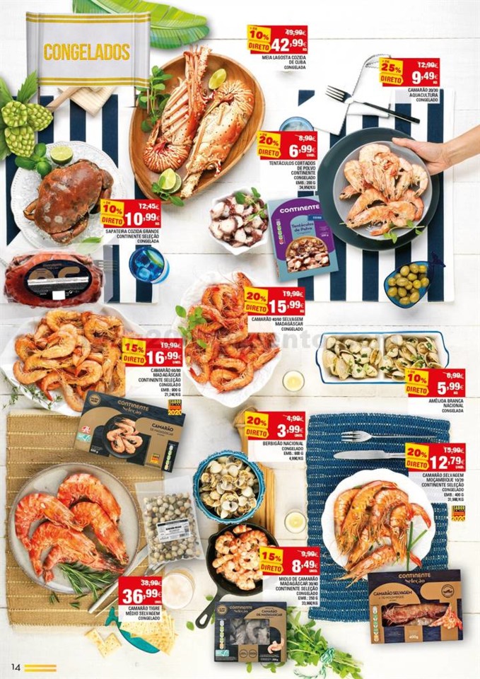 continente cervejas e mariscos promoções de 9 a 