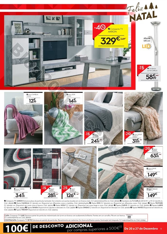 Antevisão Folheto CONFORAMA Natal promoções de 