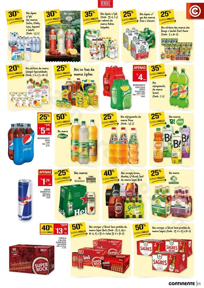 Antevisão Folheto CONTINENTE Promoções de 5 a 1