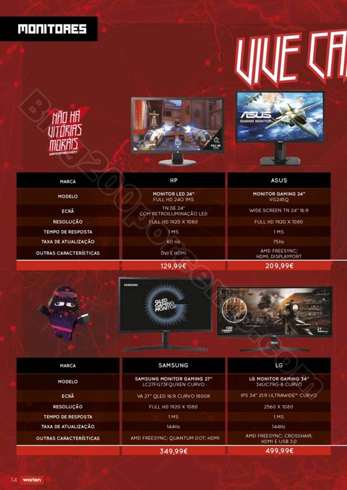 Antevisão Folheto WORTEN Gaming promoções de 26