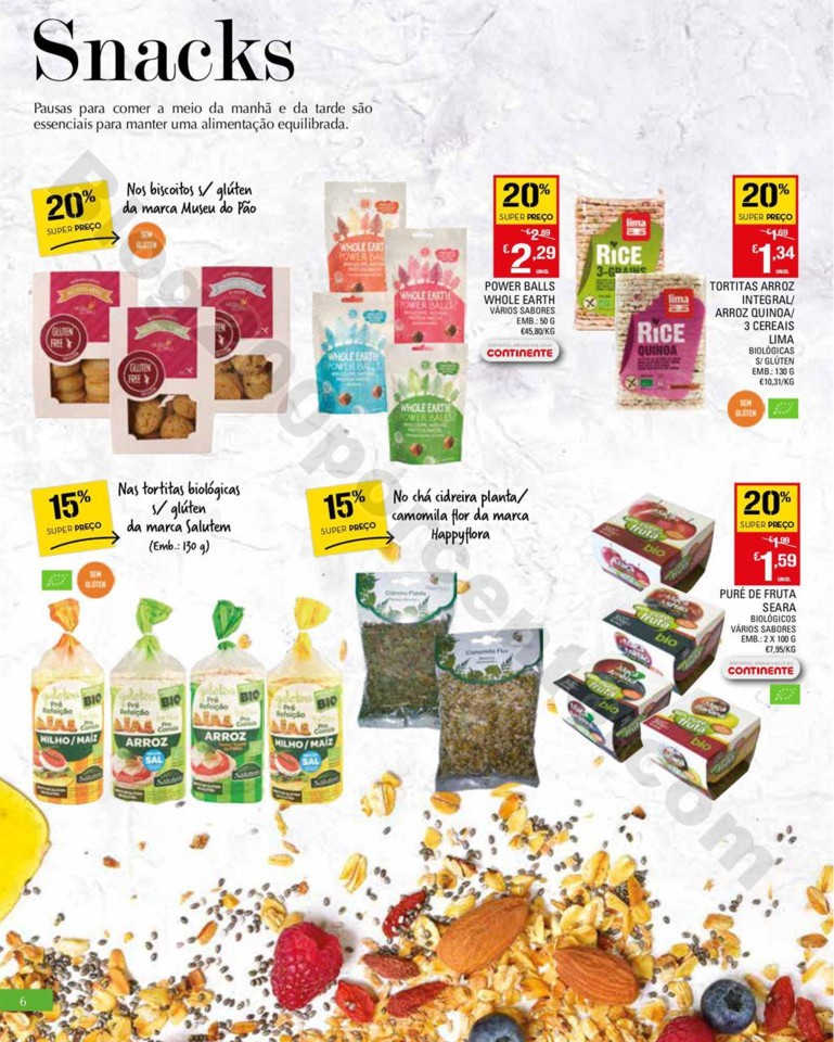 Antevisão Folheto CONTINENTE Bio promoções de 2