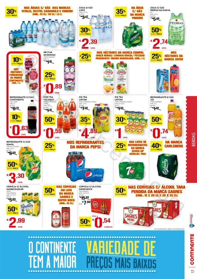 Antevisão Folheto CONTINENTE Promoções de 17 a 