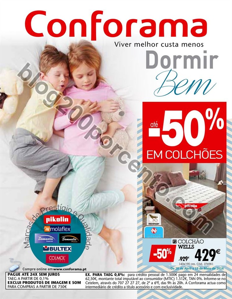 Antevisão Folheto CONFORAMA promoções de 28 abr