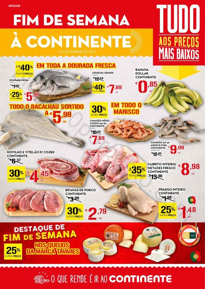 Antevisão Folheto CONTINENTE Fim de semana - 2 a 