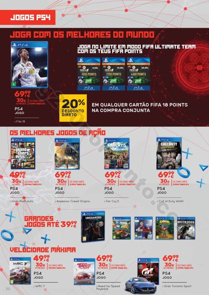 Antevisão Folheto WORTEN Gaming promoções de 26
