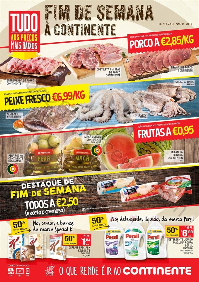 Antevisão Folheto CONTINENTE Fim de semana de 25 