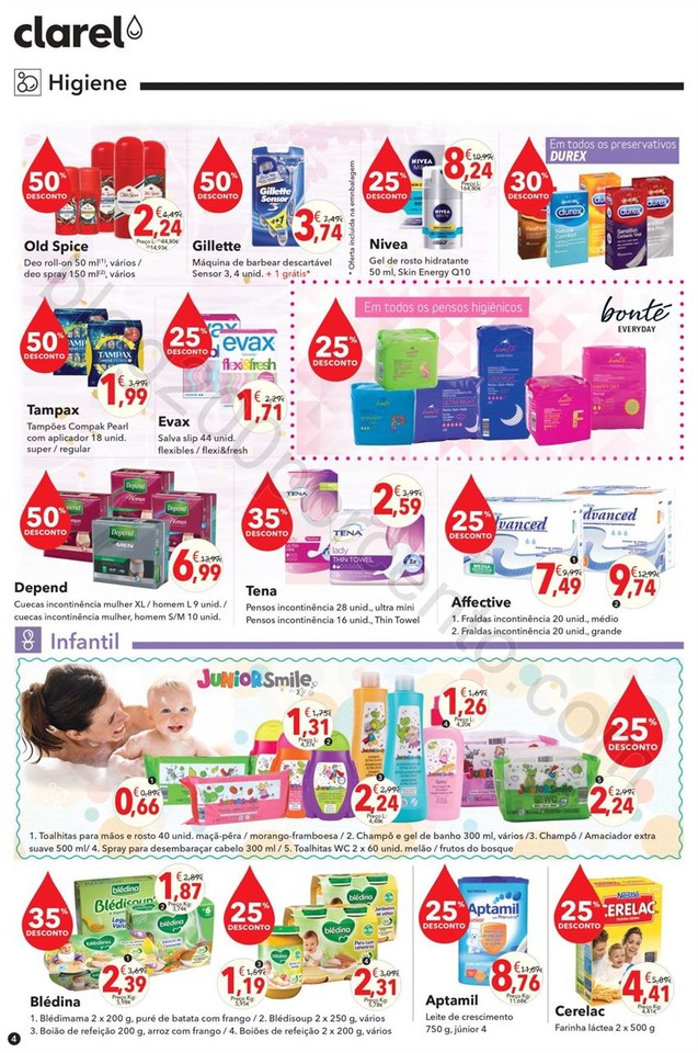 Antevisão Folheto CLAREL Promoções de 9 a 22 fe