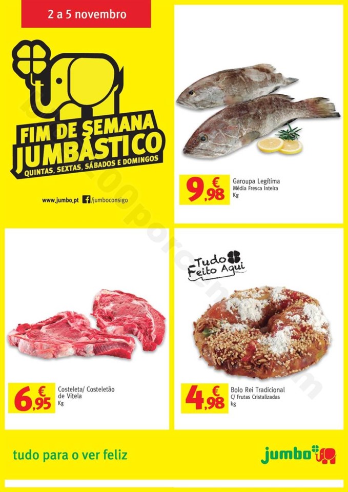 Antevisão Folheto JUMBO Fim de semana promoções