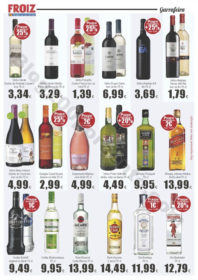 Antevisão Folheto FROIZ Promoções de 26 abril a
