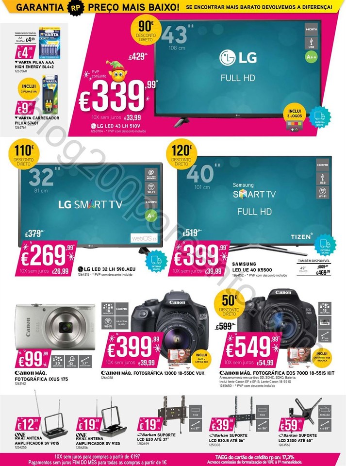 Antevisão Folheto RADIO POPULAR Promoções de 6 