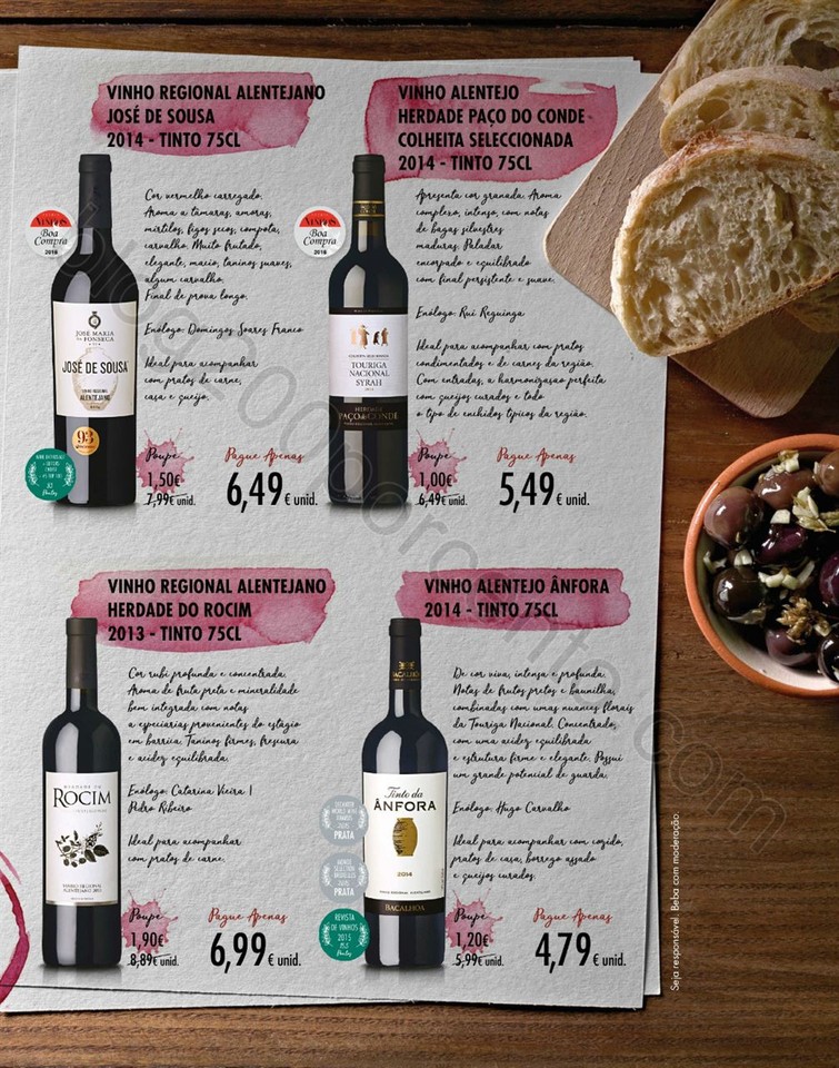 Novo Folheto PINGO DOCE Vinhos &amp; Sabores promoçõ